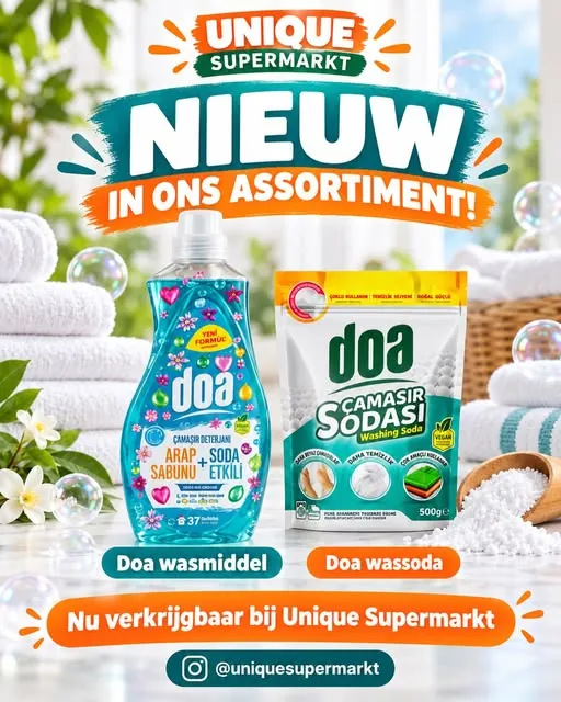 Doa wasmiddel en wassoda