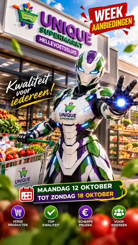 Folder weekaanbiedingen Unique Supermarkt